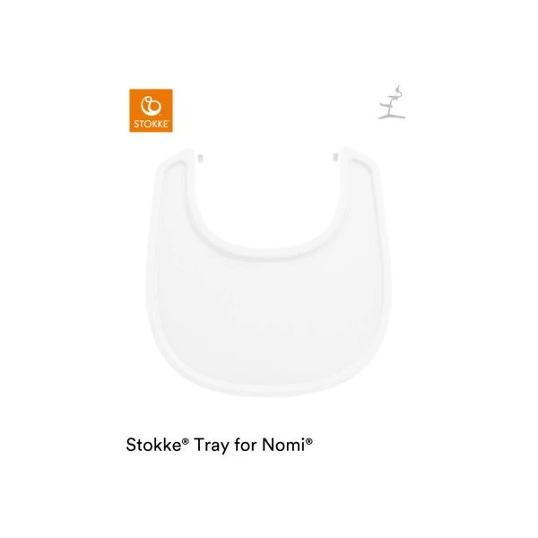 Nomi Eetblad - White Nomi Eetblad - White -Babyseries Winkel 214339 2 nomi tray white top 220901 5526 rt 7f07