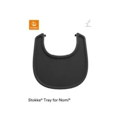 Nomi Eetblad - Black -Babyseries Winkel 214341 2 nomi tray black top 220901 5526 rt afb2