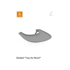 Nomi Eetblad - Grey -Babyseries Winkel 214343 1 nomi tray grey 220901 5525 rt c6d2