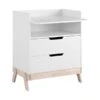 LIFETIME Kidsrooms Commode Wit / Naturel -Babyseries Winkel 7033n 01 2251