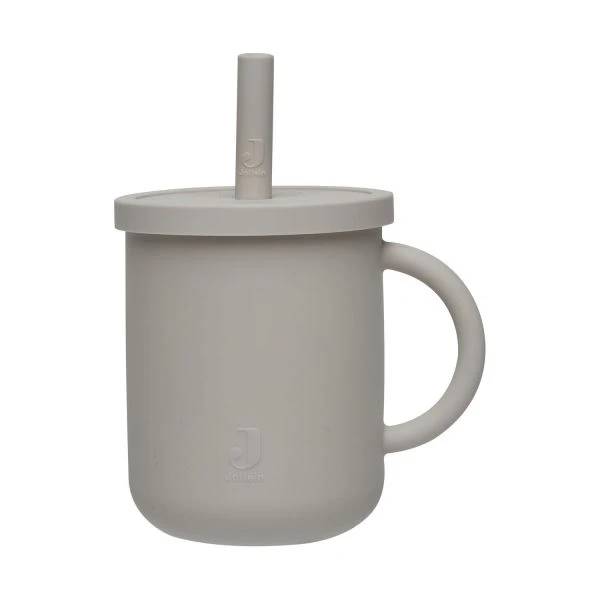 Jollein Siliconen Drinkbeker Nougat Jollein Siliconen Drinkbeker Nougat -Babyseries Winkel 703 007 00093 8717329365742 hero cbeb