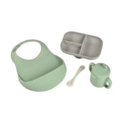 Beaba Essentials Dinerset - Sage Green / Grey