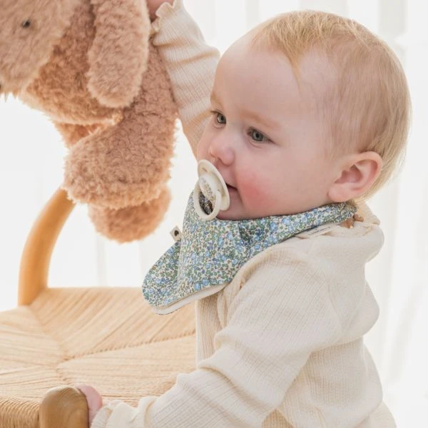BiBs X Liberty Eloise Bandana Slab - Ivory BiBs X Liberty Eloise Bandana Slab - Ivory -Babyseries Winkel BiBs X Liberty Eloise Bandana Slab Ivory 2 d16a