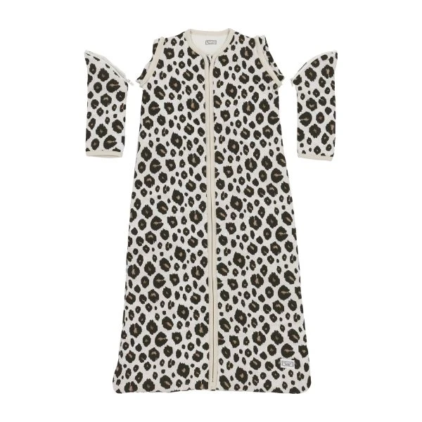Meyco Leopard Slaapzak - 60 cm - Sand Meyco Leopard Slaapzak - 60 Cm - Sand -Babyseries Winkel Meyco Leopard Slaapzak 60 cm Sand 2 c938