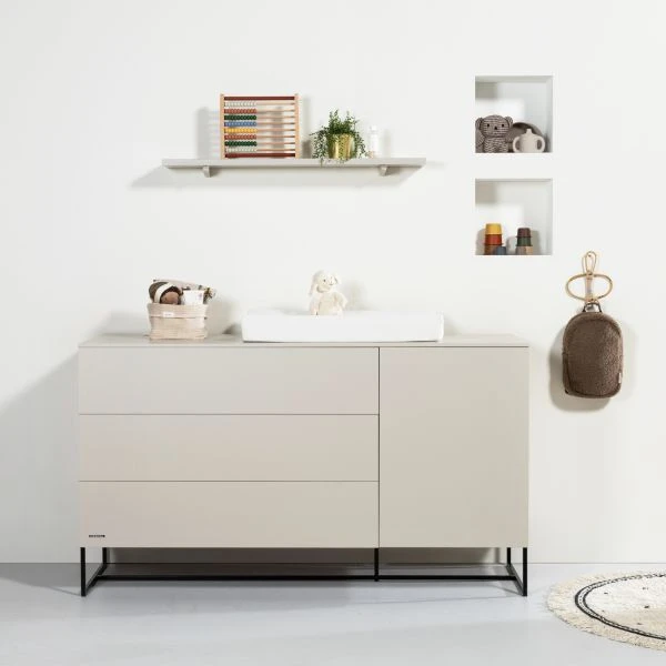Kidsmill Modular 2 Commode XL Mat Oatmeal Kidsmill Modular 2 Commode XL Mat Oatmeal -Babyseries Winkel Modular XL commode SFEER v2 0dbd