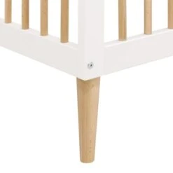 ToiToiKids Jort Babybed - Wit / Naturel - 60 X 120 Cm -Babyseries Winkel ToiToiKids Jort Babybed Wit Naturel 60 x 120 cm 4 eb81