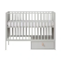 Kidsmill Amy Babybed Grijs 60 X 120 Cm -Babyseries Winkel amy ledikant 1 new 0558