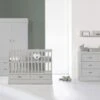 Kidsmill Newport Babykamer Grijs | Bed 60 X 120 Cm + Commode -Babyseries Winkel babykamer newport grijs ledikant commode 1 830e