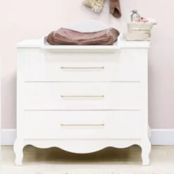 Bopita Elena Babykamer Wit | Bed 60 X 120 Cm + Commode -Babyseries Winkel bed 60x120 elena wit 1 2 24a8