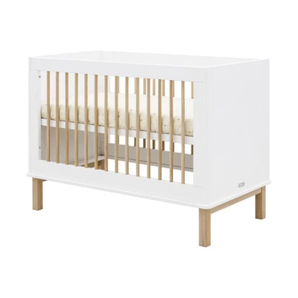 Bopita Mika Ledikant Wit / Eiken 60 x 120 Cm Bopita Mika Ledikant Wit / Eiken 60 X 120 Cm -Babyseries Winkel