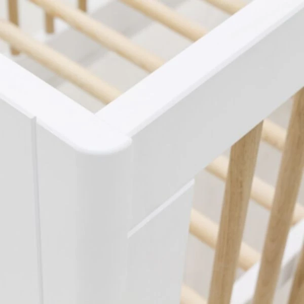 Bopita Mika Ledikant Wit / Eiken 60 x 120 Cm Bopita Mika Ledikant Wit / Eiken 60 X 120 Cm -Babyseries Winkel