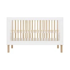 Bopita Mika Ledikant Wit / Eiken 70 X 140 Cm