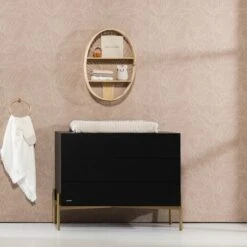 Kidsmill Boutique Commode Zwart / Bras 4 Kidsmill Boutique Commode Zwart / Bras -Babyseries Winkel boutique sfeer 2 b2ef
