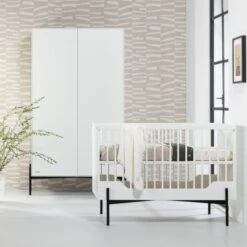 Kidsmill Boutique Babybed Wit / Zwart 60 X 120 Cm -Babyseries Winkel boutique wit zwart sfeer 2 1702