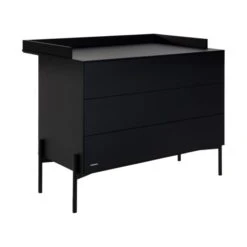 Kidsmill Boutique Commode Zwart Mat -Babyseries Winkel boutique zwart commode bladvergroter 2 60d0