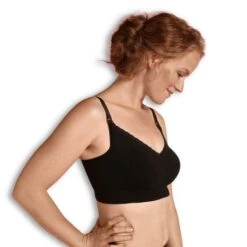 Carriwell Voedingsbh Biokatoen Zwart Mt. S -Babyseries Winkel carriwell voedingsbh biokatoen zwart 5 1 1 1 df0e