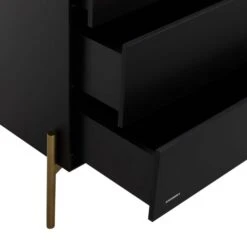 Kidsmill Boutique Commode Zwart / Bras 6 Kidsmill Boutique Commode Zwart / Bras -Babyseries Winkel commode boutique detail 3 2077