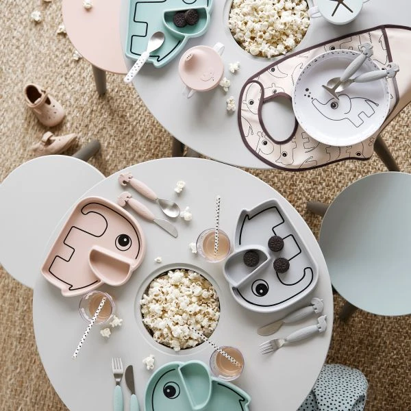 Done by Deer Elphee Anti-slip Bord Grey Done By Deer Elphee Anti-slip Bord Grey -Babyseries Winkel done by deer elphee anti slip bord sfeer 7ce7