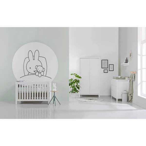 Europe Baby Atlantic Babykamer Wit | Bed 60 X 120 Cm + Commode -Babyseries Winkel