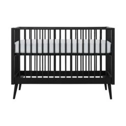 Europe Baby Sterre / Evy Babykamer Oatmeal / Zwart | Bed 60 X 120 Cm + Commode -Babyseries Winkel evy 60x120 zwart hoog 1 fa3d ff0f