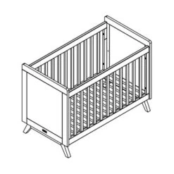 Bopita Fenna Babykamer Wit / Naturel | Bed 60 X 120 Cm + Commode 6 Bopita Fenna Babykamer Wit / Naturel | Bed 60 X 120 Cm + Commode -Babyseries Winkel fenna babybed tekening 1 e623