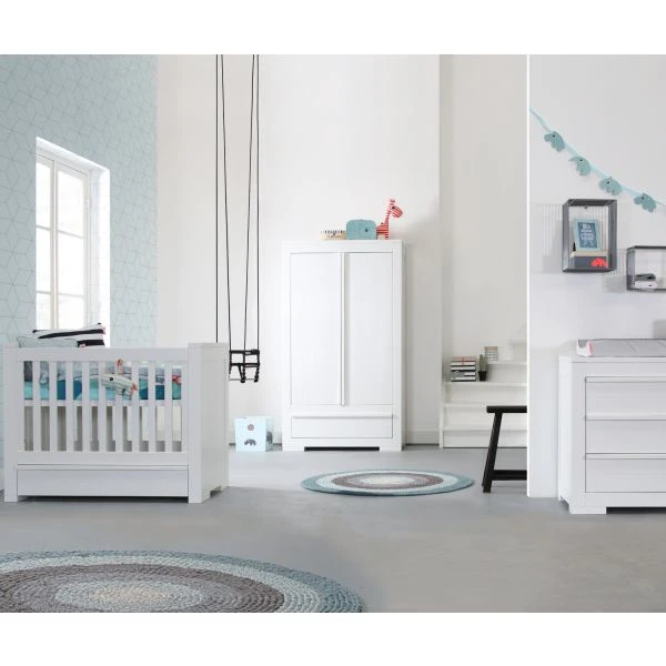 Kidsmill Bretagne Babybed Wit 70 x 140 cm Kidsmill Bretagne Babybed Wit 70 X 140 Cm -Babyseries Winkel