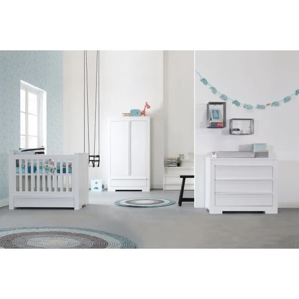 Kidsmill Bretagne Babybed Wit 70 x 140 cm Kidsmill Bretagne Babybed Wit 70 X 140 Cm -Babyseries Winkel