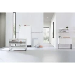 Kidsmill Modular 2 Commode 1D / 2L Mat Wit - Zwart - Mat Wit 4 Kidsmill Modular 2 Commode 1D / 2L Mat Wit - Zwart - Mat Wit -Babyseries Winkel kidsmill modular 2 babybed mat wit zwart 70 x 140 cm 2 2 1eaa