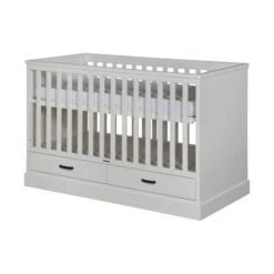 Kidsmill Newport Babykamer Grijs | Bed 60 X 120 Cm + Commode 4 Kidsmill Newport Babykamer Grijs | Bed 60 X 120 Cm + Commode -Babyseries Winkel kidsmill newport babybed grijs greep zwart 60 x 120 cm 4 1 1 204c