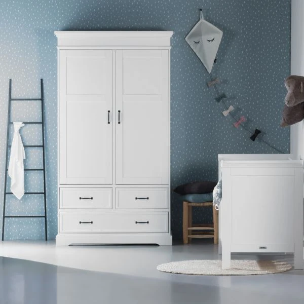 Kidsmill Savigno Babybed 60 X 120 Cm Wit Zonder Kruis -Babyseries Winkel