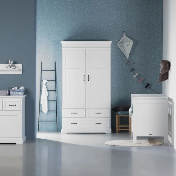 Kidsmill Savigno Babybed 60 X 120 Cm Wit Zonder Kruis -Babyseries Winkel