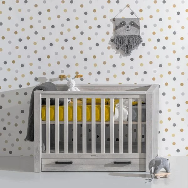 Kidsmill Sem Nautic Babybed Met Lade Grijs 60 X 120 Cm -Babyseries Winkel