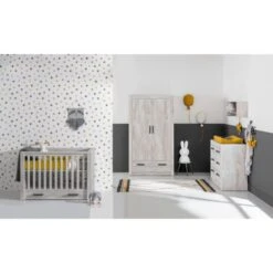 Kidsmill Sem Nautic Babybed Met Lade Grijs 60 X 120 Cm -Babyseries Winkel kidsmill sem nautic babykamer grijs bed 70 x 140 cm commode kast 6 1 f459