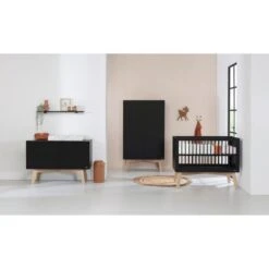 Kidsmill Sixties Babybed Zwart Mat / Naturel 60 X 120 Cm 6 Kidsmill Sixties Babybed Zwart Mat / Naturel 60 X 120 Cm -Babyseries Winkel kidsmill sixties babybed zwart mat naturel 60 x 120 cm 4 40b4