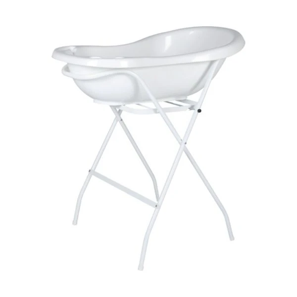 Basicline Basic Bad Wit Klein + Badstandaard Basicline Basic Bad Wit Klein + Badstandaard -Babyseries Winkel kidsriver badje met standaard 624f