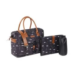 Kidzroom Bows Luiertas Black And White -Babyseries Winkel kidzroom bows luiertas black and white 1 9912