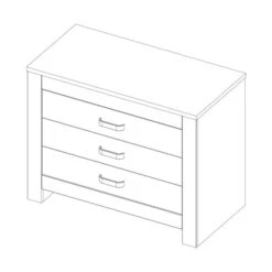 Kidsmill Long Island Commode Wit 3 Kidsmill Long Island Commode Wit -Babyseries Winkel knipsel costa chest 824f