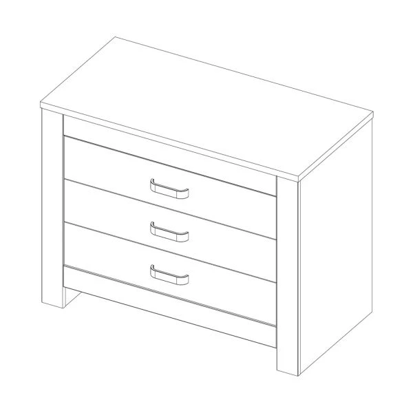 Kidsmill Long Island Commode Wit Kidsmill Long Island Commode Wit -Babyseries Winkel knipsel costa chest 824f
