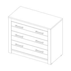 Kidsmill Sem Nautic Grijs Commode -Babyseries Winkel knipsel fjord chest d23e