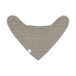 Laessig Triangle / Striped Bandana Blue / Grey -Babyseries Winkel laessig dots triangle bandana blue striped grey 1 8b73