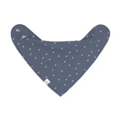 Laessig Triangle / Striped Bandana Blue / Grey -Babyseries Winkel laessig dots triangle bandana blue striped grey 5efd