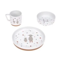 Laessig Tiny Farmer Sheep / Goose Dinerset Porselein -Babyseries Winkel laessig tiny farmer sheep goos dinerset porselein a900