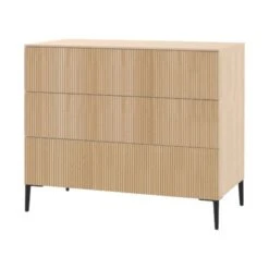 Kidsmill Levi Commode Naturel Eiken -Babyseries Winkel levi commode eiken rechte poot 2 bbdf