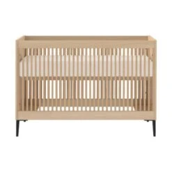 Kidsmill Levi Babykamer | Bed 60 X 120 Cm + Commode Naturel Eiken -Babyseries Winkel levi ledikant 60x120 eiken rechte poot 2 1 510b