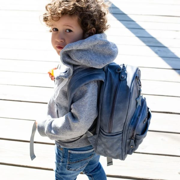 Little Company Mika Quilted Rugtas Blauw Little Company Mika Quilted Rugtas Blauw -Babyseries Winkel little company mika quilted rugtas blauw 7 50a9