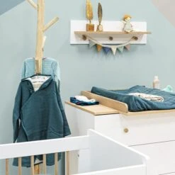 Bopita Paris Bladvergroter Wit / Eiken -Babyseries Winkel paris nursery 3 part detail 5 602c