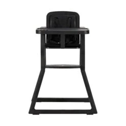 Babyseries Winkel -Babyseries Winkel puck plain kinderstoel met kussen zwart 2 3166