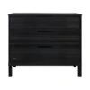 Kidsmill Pure Wood Commode Zwart Geborsteld -Babyseries Winkel pure wood zwart commode 1 1 2603