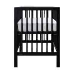 Kidsmill Pure Wood Ledikant Zwart Geborsteld 60 X 120 Cm -Babyseries Winkel pure wood zwart ledikant 3 1fae