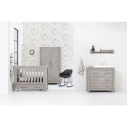 Europe Baby Juno Babykamer Grijs | Bed 60 X 120 Cm + Commode -Babyseries Winkel twf juno babykamer grijs bed 60 x 120 cm commode 10 7f79